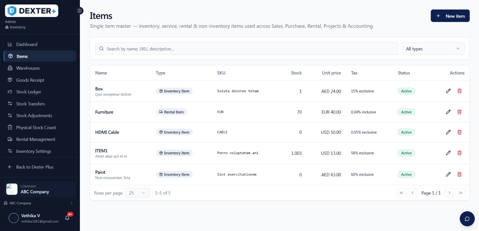 Unified Assets UI
